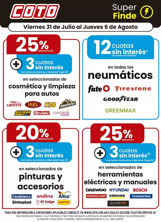 Catálogo Coto en Trujui | Coto Electro Motivo 4 | 2026-07-31T00:00:00.000Z - 2026-08-06T00:00:00.000Z