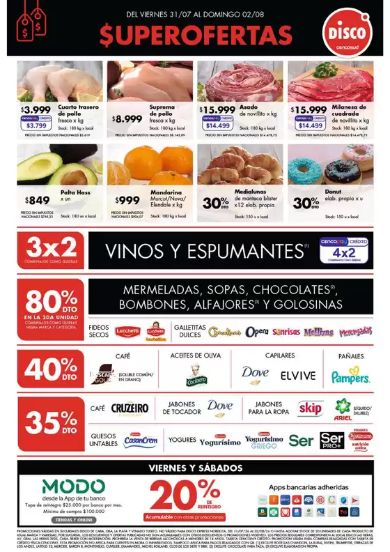 Catálogo Disco | Ofertas Bs. As. y Santa Fé | 2026-07-30T00:00:00.000Z - 2026-08-02T00:00:00.000Z