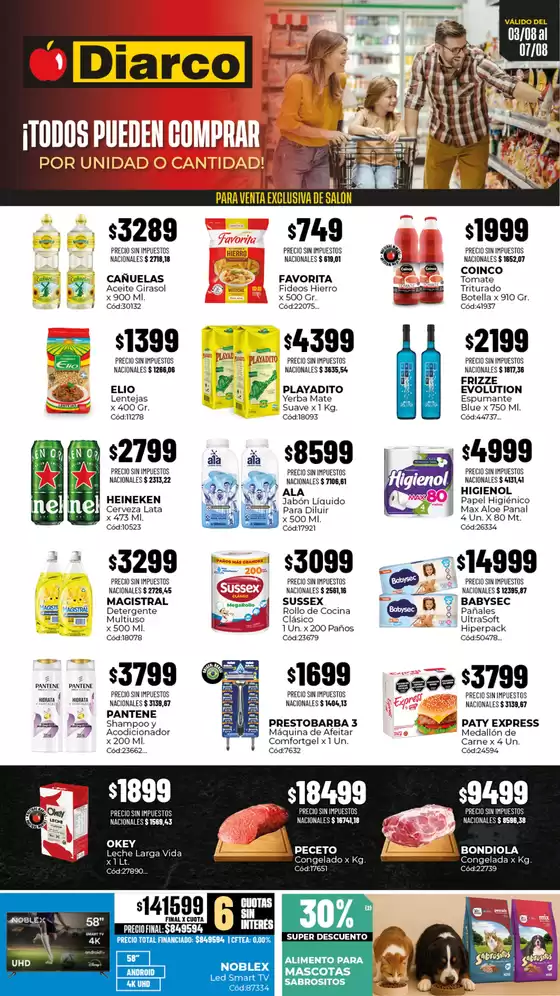 Catálogo Diarco | OFERTAS SUR | 2026-08-03T00:00:00.000Z - 2026-08-07T00:00:00.000Z