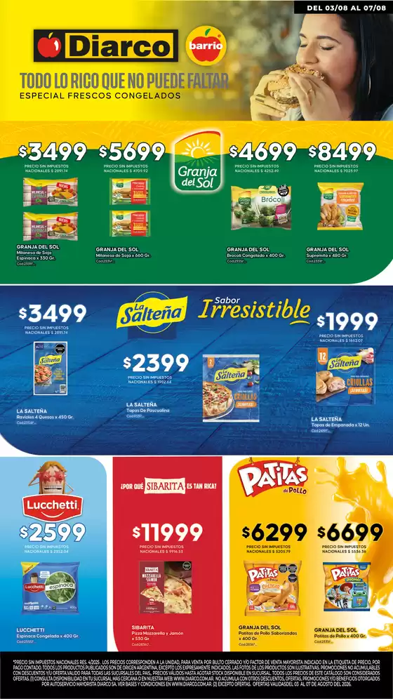 Catálogo Diarco en Microcentro | ESPECIAL MOLINOS | 2026-08-03T00:00:00.000Z - 2026-08-07T00:00:00.000Z