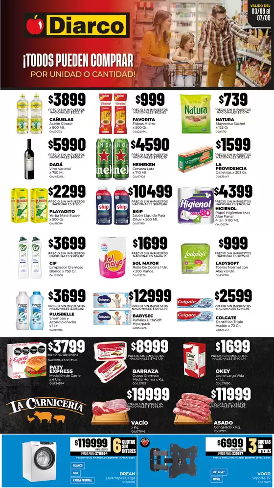 Catálogo Diarco | OFERTAS PUEBLO SUR | 2026-08-03T00:00:00.000Z - 2026-08-07T00:00:00.000Z