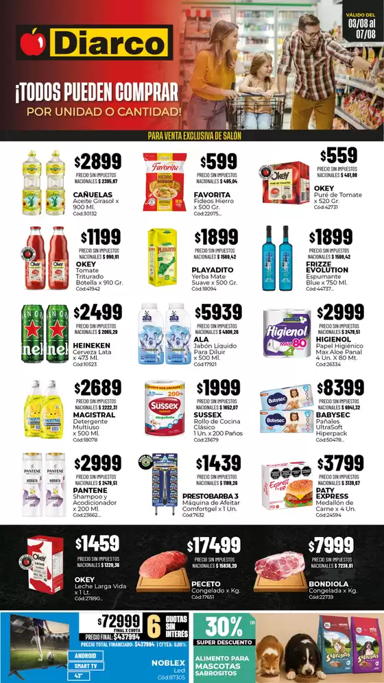 Catálogo Diarco | OFERTAS INTERIOR | 2026-08-03T00:00:00.000Z - 2026-08-07T00:00:00.000Z