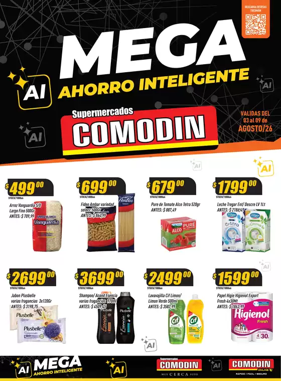 Catálogo Supermercados Comodin | 2026220 | 2026-08-03T00:00:00.000Z - 2026-08-09T00:00:00.000Z