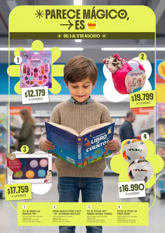 Catálogo Supermercados Vea | Folleto Especial Día del Niño Vea | 2026-08-03T00:00:00.000Z - 2026-08-17T00:00:00.000Z