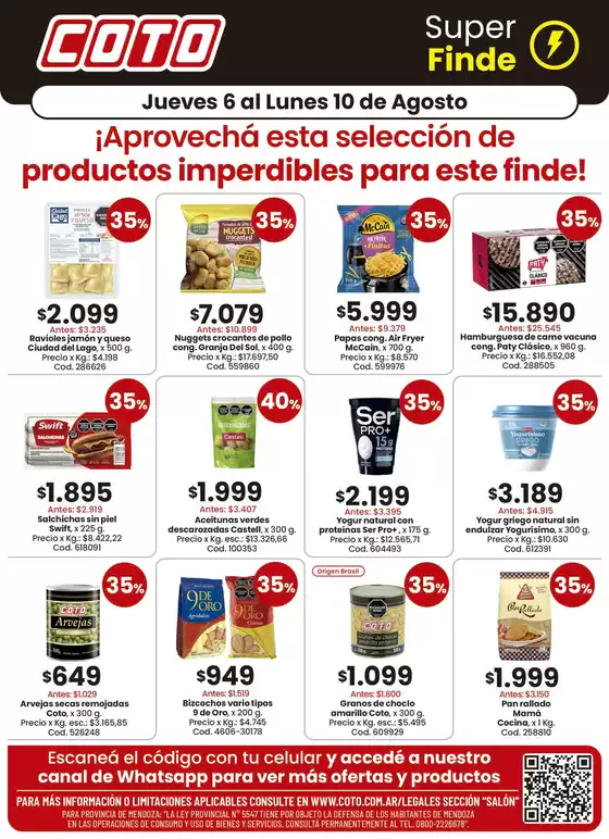 Catálogo Coto | Coto Salon Productos Motivo 1 | 2026-08-06T00:00:00.000Z - 2026-08-10T00:00:00.000Z