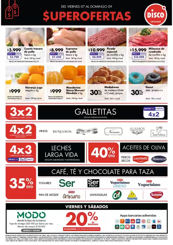 Catálogo Disco | Ofertas Bs. As. y Santa Fé | 2026-08-06T00:00:00.000Z - 2026-08-09T00:00:00.000Z