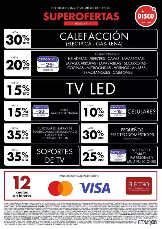 Catálogo Disco | Ofertas Electro T. Libre y más | 2026-08-06T00:00:00.000Z - 2026-08-13T00:00:00.000Z