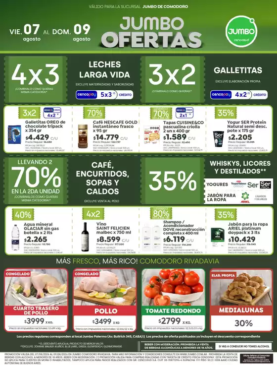Catálogo Jumbo en Recoleta | Ofertas Comodoro | 2026-08-06T00:00:00.000Z - 2026-08-09T00:00:00.000Z