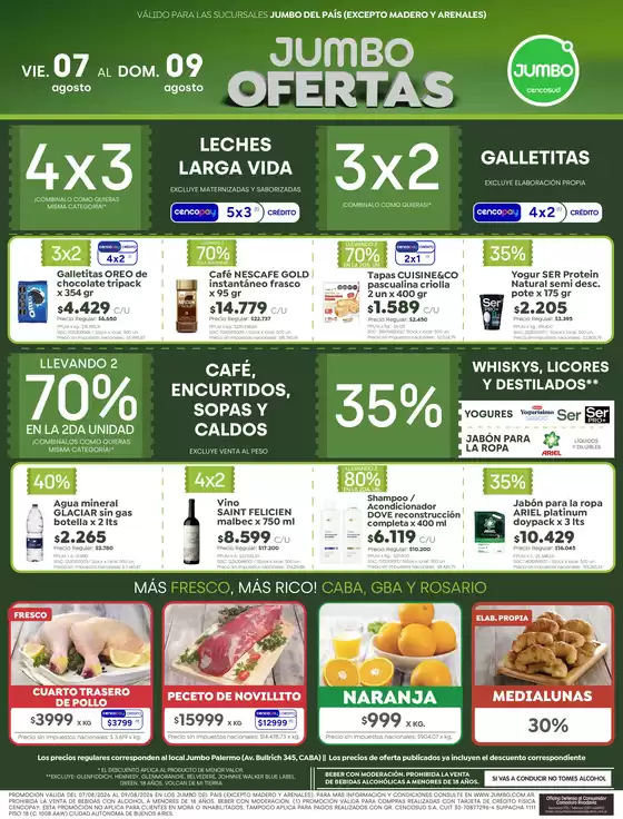 Catálogo Jumbo en Florida (Buenos Aires) | Ofertas Bs As | 2026-08-06T00:00:00.000Z - 2026-08-09T00:00:00.000Z