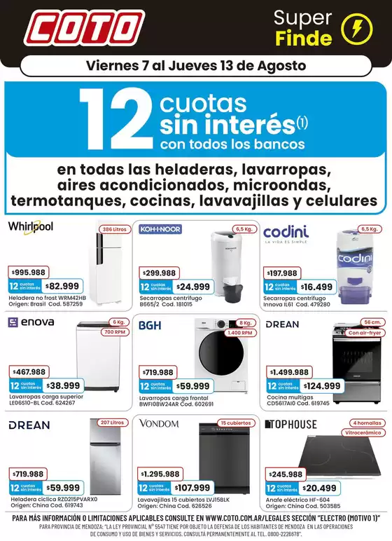 Catálogo Coto | Coto Electro Motivo 1 | 2026-08-07T00:00:00.000Z - 2026-08-13T00:00:00.000Z