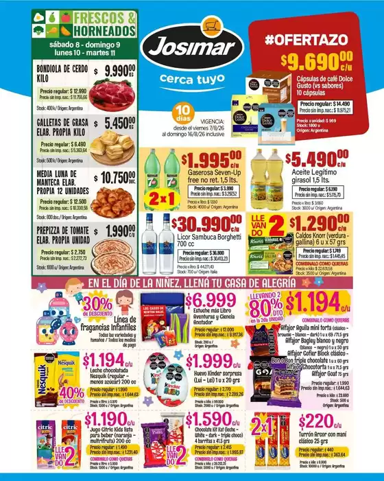 Catálogo Josimar | Nuestras mejores ofertas para ti | 2026-08-07T00:00:00.000Z - 2026-08-16T00:00:00.000Z