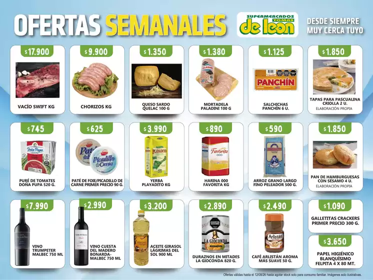 Catálogo Supermercado Tomas de Leon en Florida (Buenos Aires) | Ofertas Supermercado Tomas de Leon | 2026-08-08T00:00:00.000Z - 2026-08-12T00:00:00.000Z