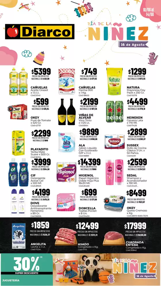 Catálogo Diarco | OFERTAS SUR | 2026-08-10T00:00:00.000Z - 2026-08-14T00:00:00.000Z