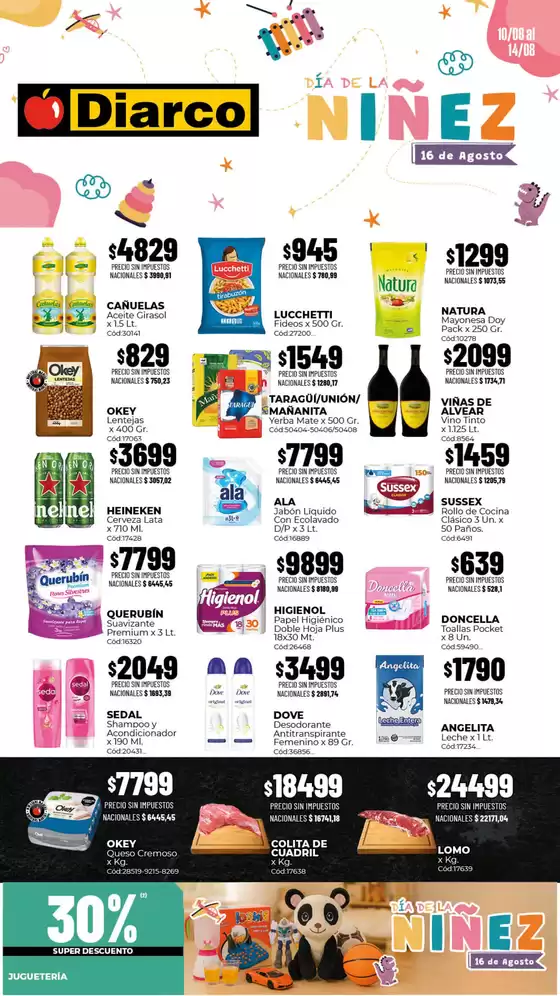 Catálogo Diarco | OFERTAS GBA | 2026-08-10T00:00:00.000Z - 2026-08-14T00:00:00.000Z