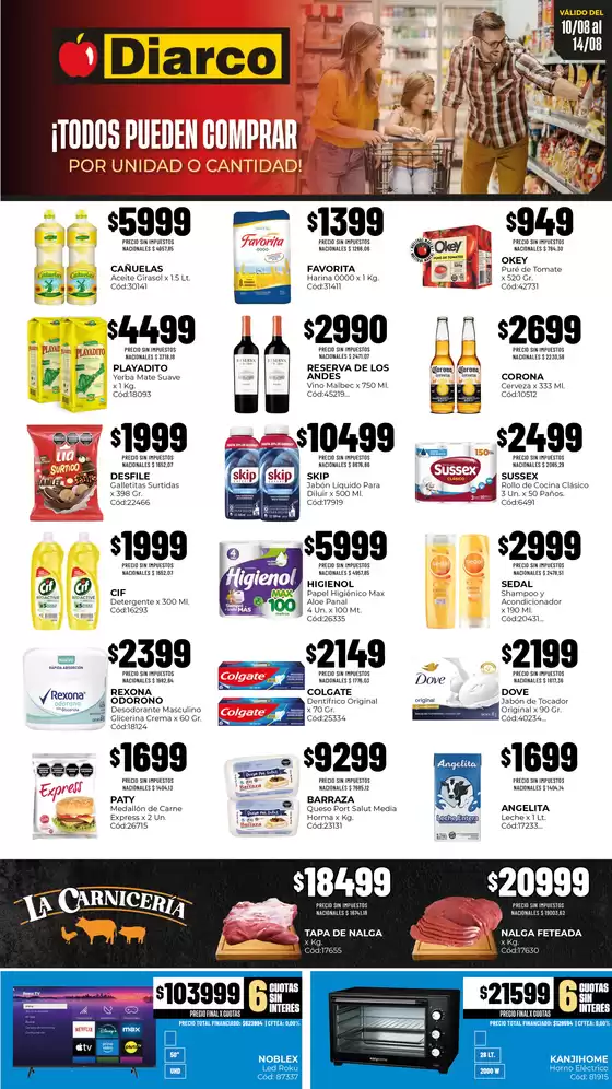 Catálogo Diarco | OFERTAS PUEBLO SUR | 2026-08-10T00:00:00.000Z - 2026-08-14T00:00:00.000Z