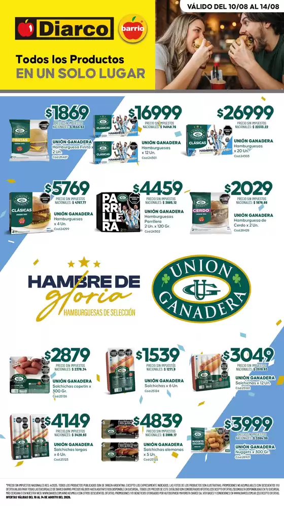 Catálogo Diarco | ESPECIAL UNIÓN GANADERA | 2026-08-10T00:00:00.000Z - 2026-08-14T00:00:00.000Z