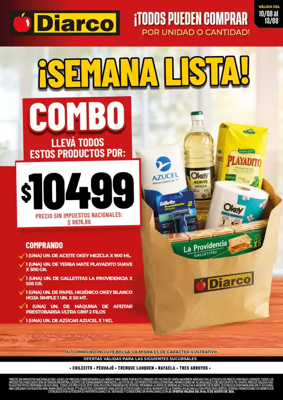 Catálogo Diarco | SEMANA LISTA | 2026-08-10T00:00:00.000Z - 2026-08-13T00:00:00.000Z