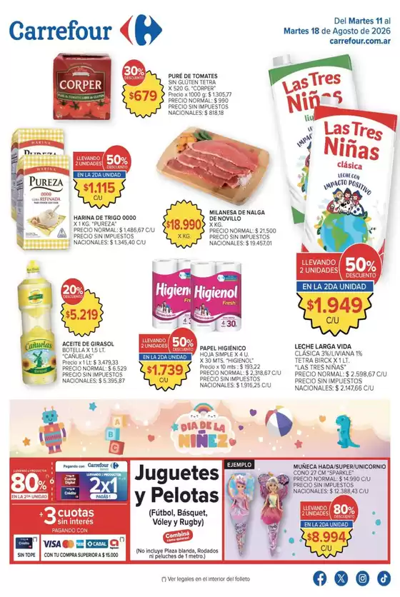 Catálogo Carrefour | Carrefour Hiper 11 Agosto | 2026-08-11T00:00:00.000Z - 2026-08-19T00:00:00.000Z