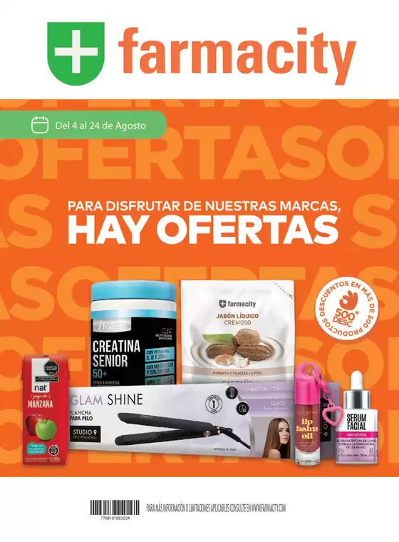 Catálogo Farmacity | Gangas y ofertas actuales | 2026-08-04T00:00:00.000Z - 2026-08-24T00:00:00.000Z