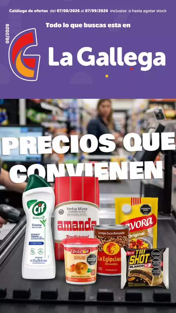 Catálogo La Gallega Supermercados | Promocion! | 2026-08-12T00:00:00.000Z - 2026-09-07T00:00:00.000Z