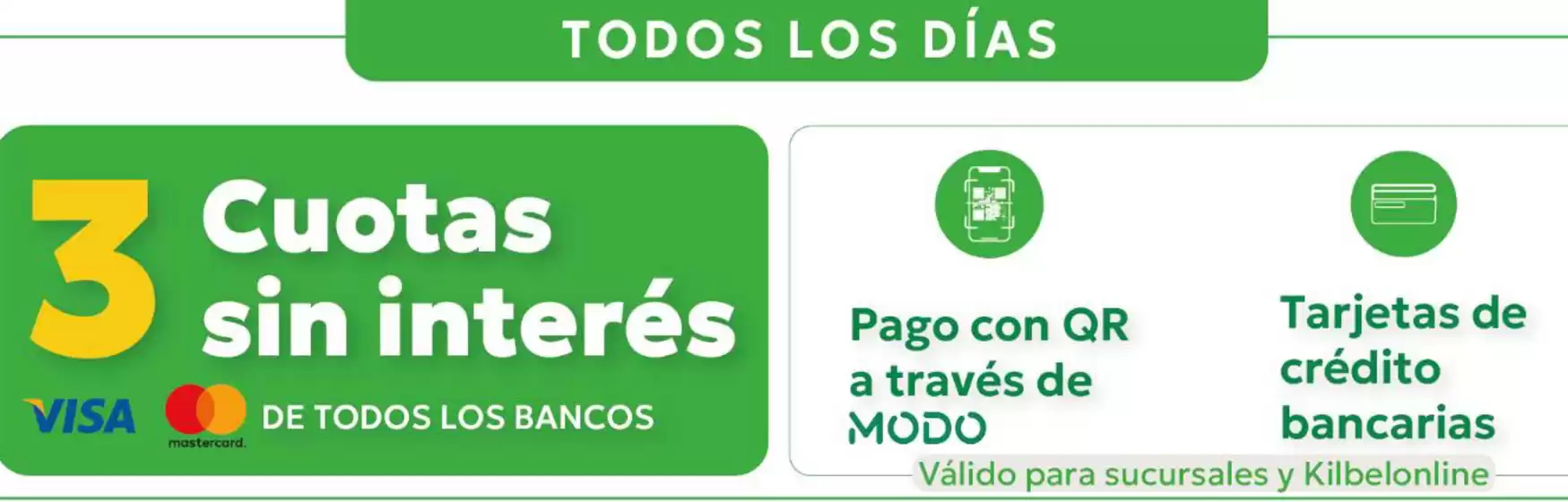 Catálogo Kilbel Supermercados | 3 cuotas sin interes | 2026-08-12T00:00:00.000Z - 2026-08-31T00:00:00.000Z