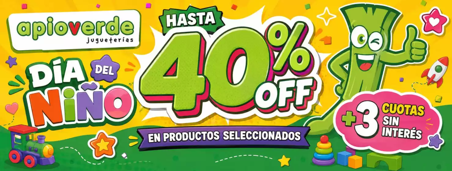 Catálogo Apio Verde | Hasta 40% off | 2026-08-12T00:00:00.000Z - 2026-08-31T00:00:00.000Z