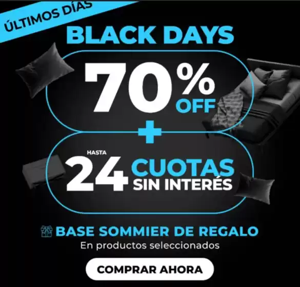 Catálogo Sommier Center | Black days | 2026-08-13T00:00:00.000Z - 2026-08-27T00:00:00.000Z