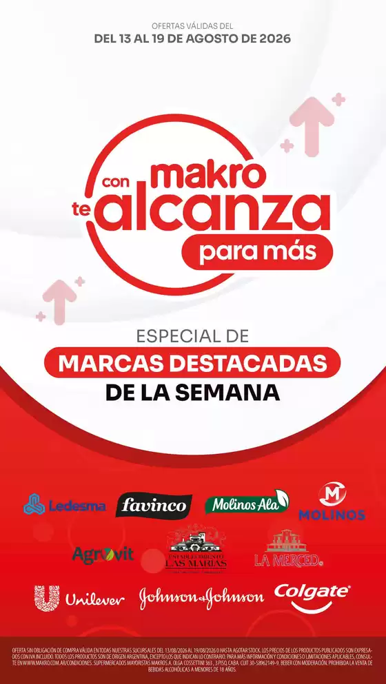 Catálogo Makro | Ofertas especiales | 2026-08-13T00:00:00.000Z - 2026-08-19T00:00:00.000Z