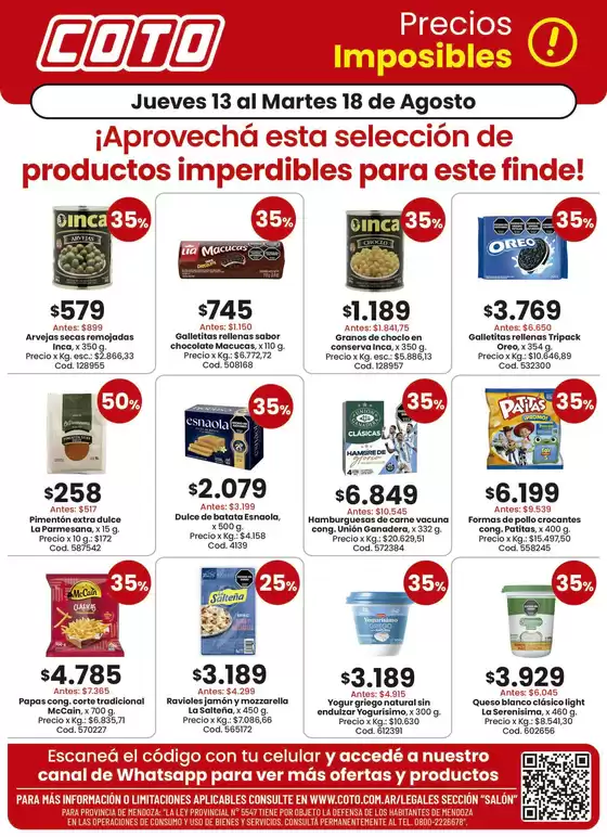 Catálogo Coto | Coto Salon Productos Motivo 1 | 2026-08-13T00:00:00.000Z - 2026-08-18T00:00:00.000Z