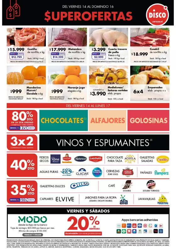 Catálogo Disco | Ofertas Córdoba | 2026-08-13T00:00:00.000Z - 2026-08-17T00:00:00.000Z