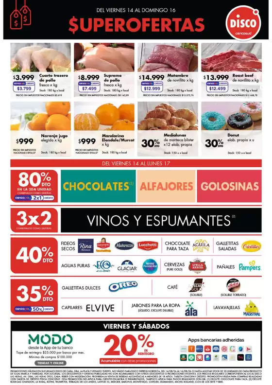 Catálogo Disco | Ofertas Bs. As. y Santa Fé | 2026-08-13T00:00:00.000Z - 2026-08-17T00:00:00.000Z