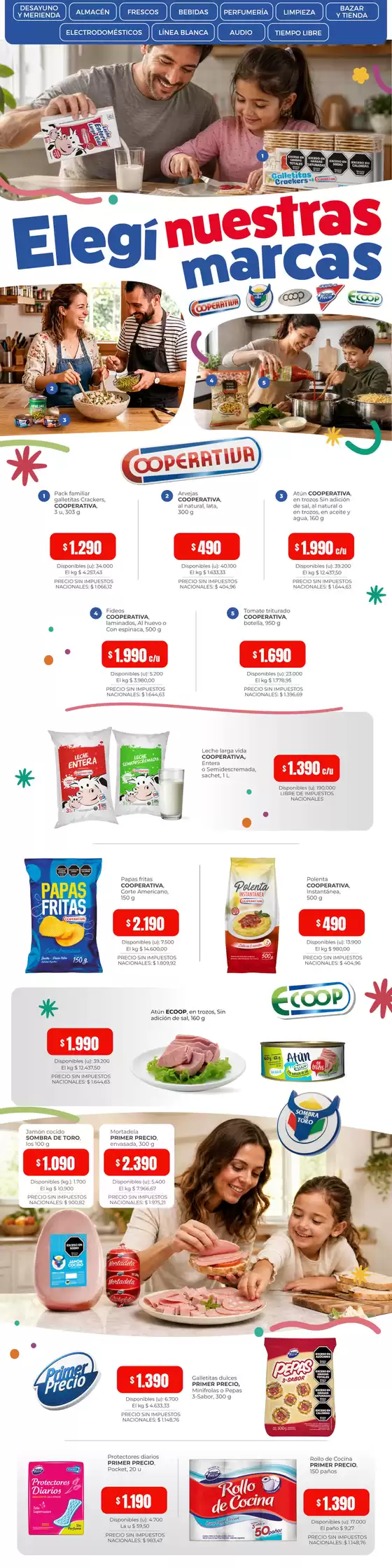Catálogo Cooperativa Obrera | Esp Marcas Propias 082026 LB | 2026-08-14T00:00:00.000Z - 2026-08-28T00:00:00.000Z