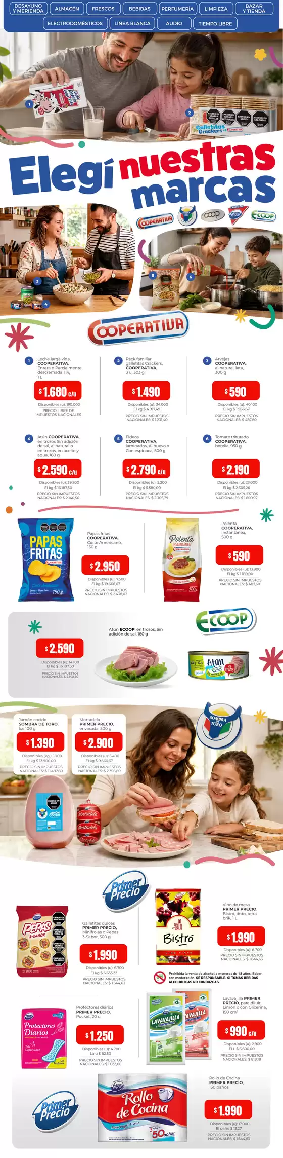 Catálogo Cooperativa Obrera | Esp Marcas Propias 082026 | 2026-08-14T00:00:00.000Z - 2026-08-28T00:00:00.000Z