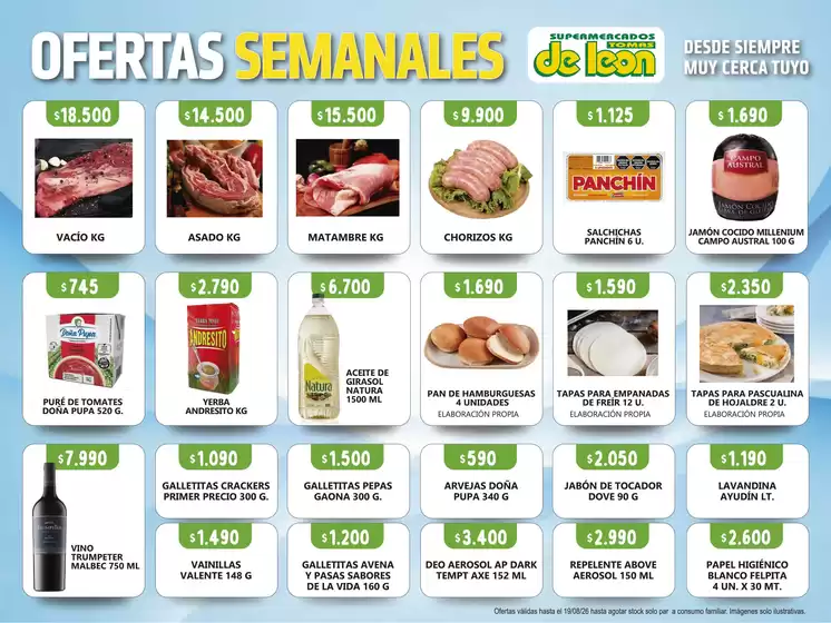 Catálogo Supermercado Tomas de Leon | Ofertas Supermercado Tomas de Leon | 2026-08-15T00:00:00.000Z - 2026-08-19T00:00:00.000Z