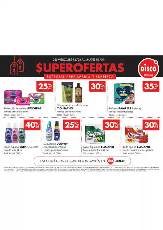 Catálogo Disco | Especial Perfumería y Limpieza | 2026-08-14T00:00:00.000Z - 2026-09-01T00:00:00.000Z