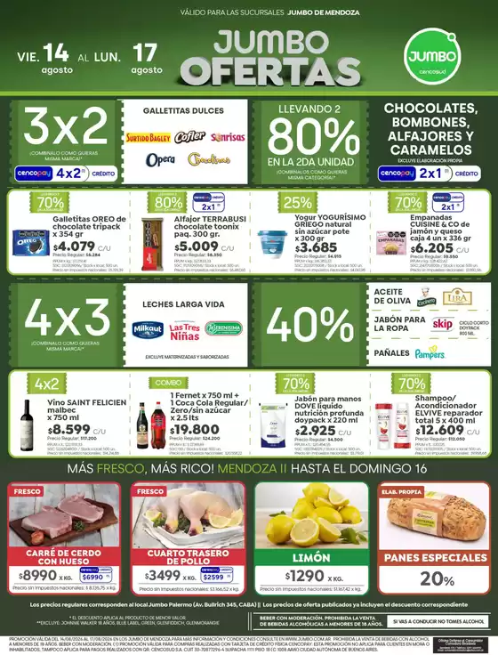 Catálogo Jumbo | Ofertas Mendoza | 2026-08-13T00:00:00.000Z - 2026-08-17T00:00:00.000Z