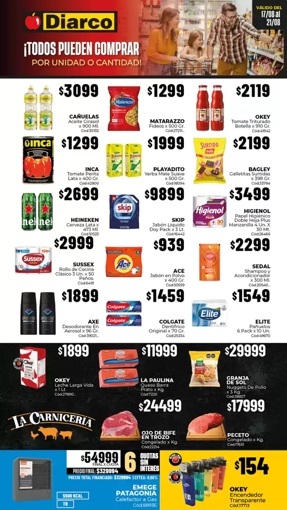 Catálogo Diarco | OFERTAS TDF | 2026-08-17T00:00:00.000Z - 2026-08-21T00:00:00.000Z