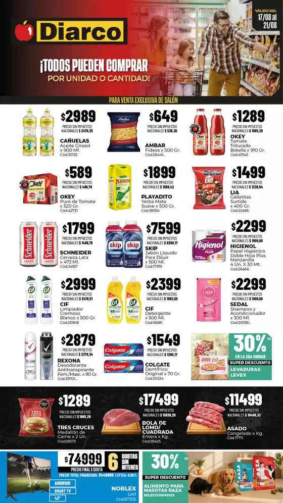 Catálogo Diarco | OFERTAS POSADAS | 2026-08-17T00:00:00.000Z - 2026-08-21T00:00:00.000Z
