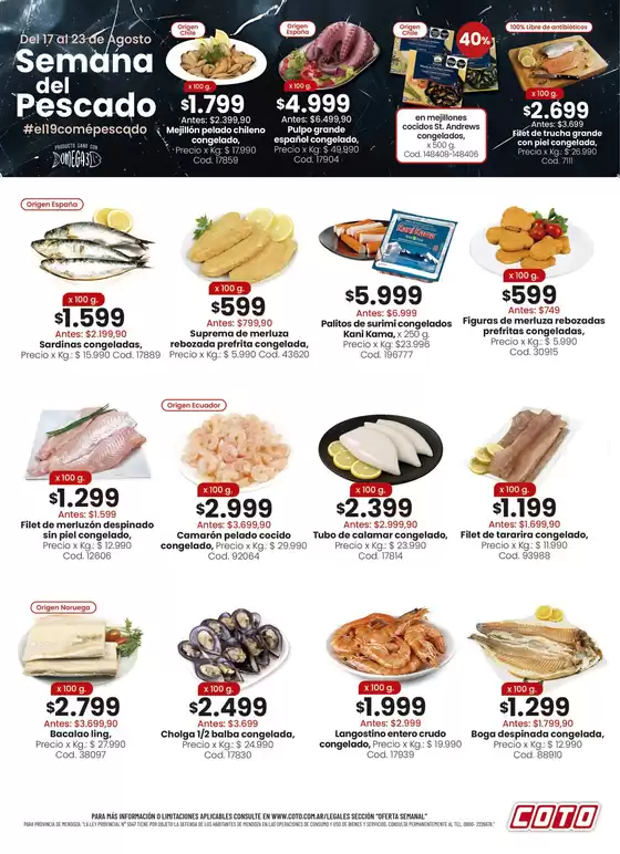 Catálogo Coto | Coto Semanadel Pescado | 2026-08-17T00:00:00.000Z - 2026-08-23T00:00:00.000Z