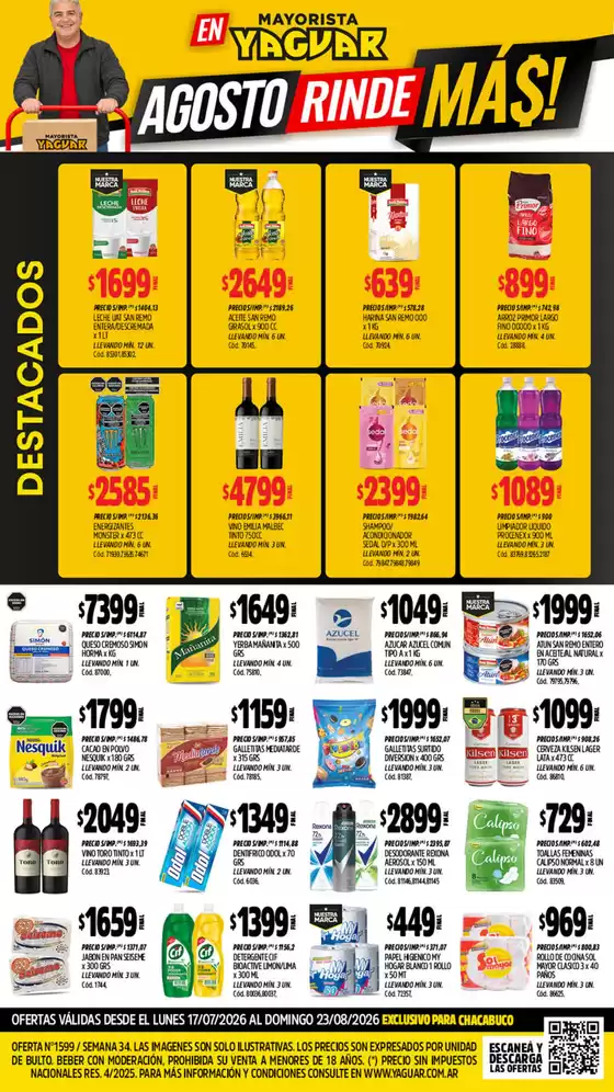 Catálogo Supermercados Yaguar | Catalogo | 2026-07-17T00:00:00.000Z - 2026-08-23T00:00:00.000Z