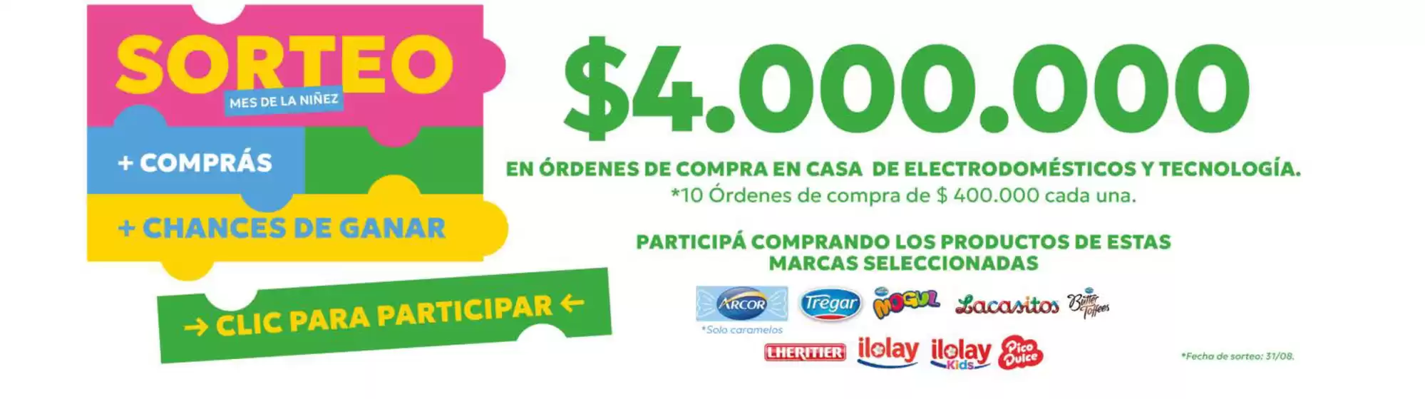 Catálogo Kilbel Supermercados | Sorteo! | 2026-08-18T00:00:00.000Z - 2026-08-31T00:00:00.000Z