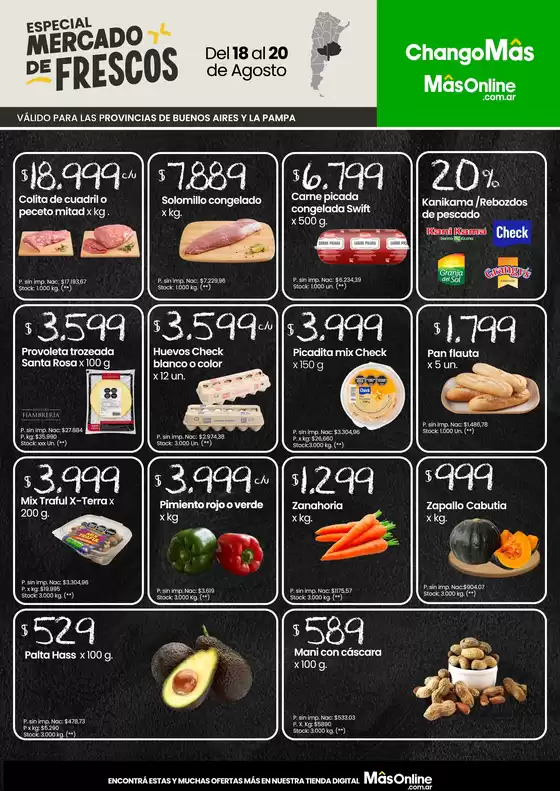 Catálogo HiperChangomas | Especial mercado de frescos! | 2026-08-19T00:00:00.000Z - 2026-08-20T00:00:00.000Z