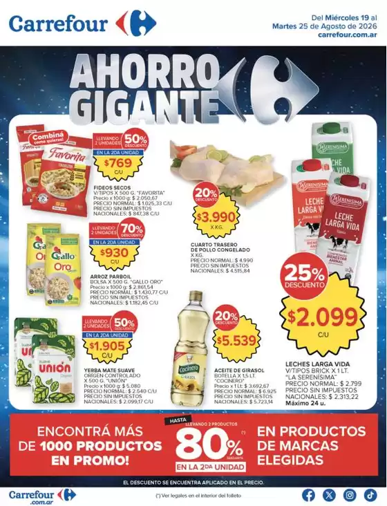 Catálogo Carrefour | Carrefour Hiper 19 Agosto | 2026-08-19T00:00:00.000Z - 2026-08-26T00:00:00.000Z