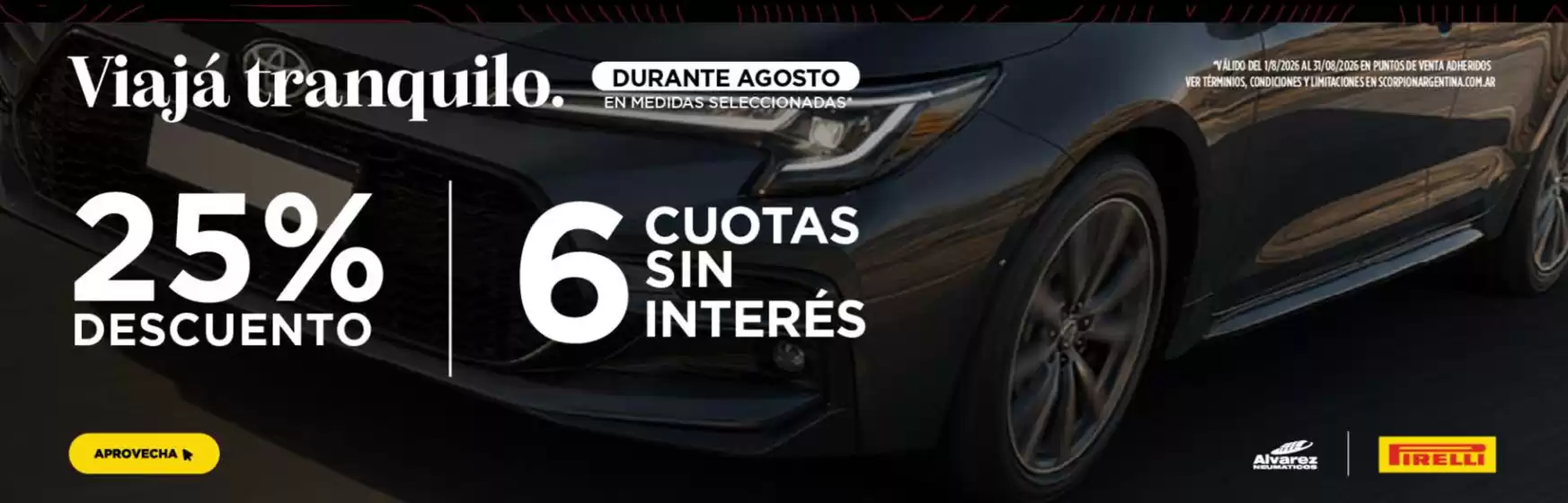 Catálogo Alvarez Neumáticos | Promociones! | 2026-08-20T00:00:00.000Z - 2026-08-31T00:00:00.000Z