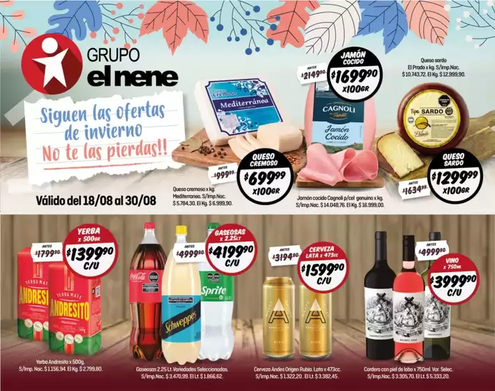 Catálogo El Nene | Ofertas El Nene | 2026-08-18T00:00:00.000Z - 2026-08-30T00:00:00.000Z