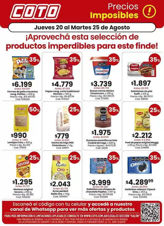 Catálogo Coto | Coto Salon Productos Motivo 1 | 2026-08-20T00:00:00.000Z - 2026-08-25T00:00:00.000Z