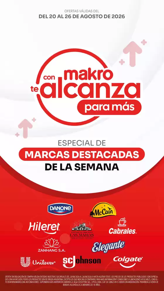 Catálogo Makro en El Palomar | Ofertas especiales | 2026-08-20T00:00:00.000Z - 2026-08-26T00:00:00.000Z