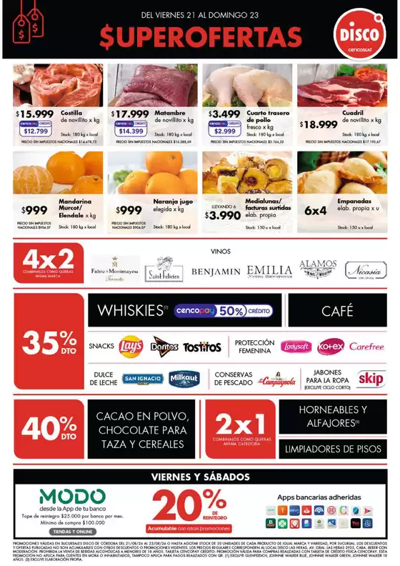 Catálogo Disco | Ofertas Córdoba | 2026-08-20T00:00:00.000Z - 2026-08-23T00:00:00.000Z