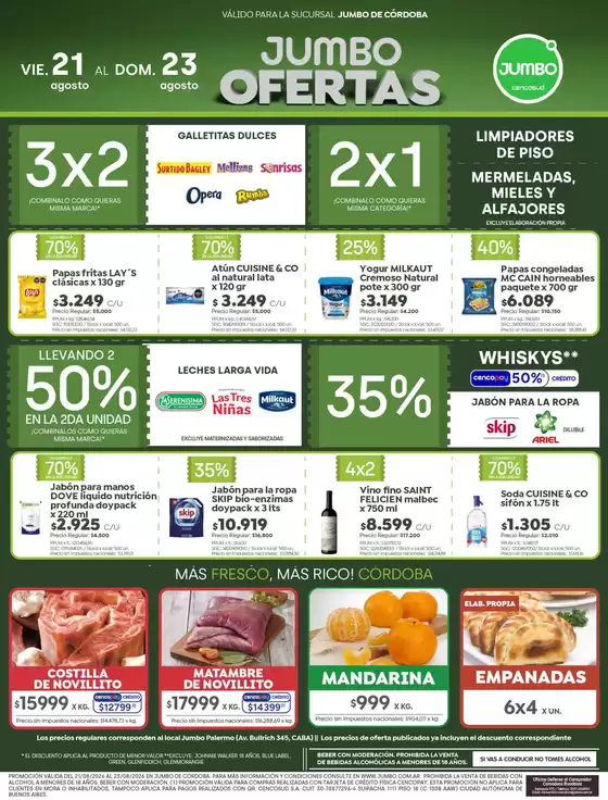 Catálogo Jumbo | Ofertas Córdoba | 2026-08-20T00:00:00.000Z - 2026-08-23T00:00:00.000Z