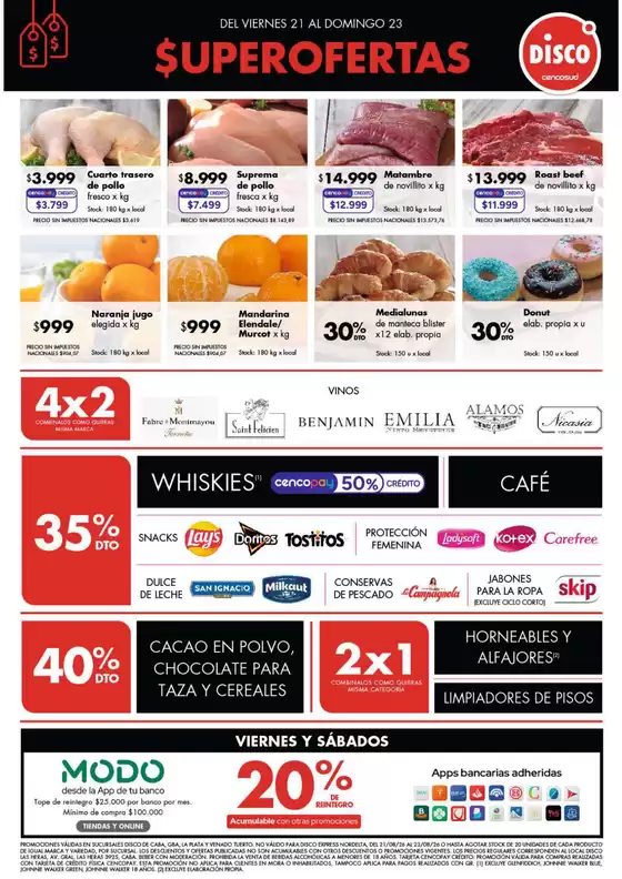 Catálogo Disco | Ofertas Bs. As. y Santa Fé | 2026-08-20T00:00:00.000Z - 2026-08-23T00:00:00.000Z